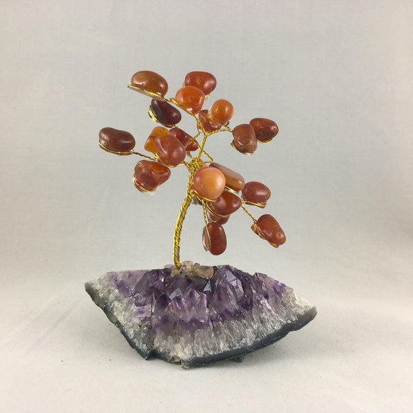 MEDIUM WIRE GEMSTONES TREES - Crystals & Gems Gallery