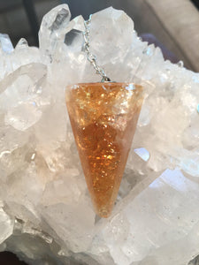 Citrine Pendulum - Crystals & Gems Gallery 