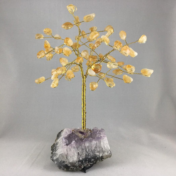 LARGE WIRE GEMSTONE TREES - Crystals & Gems Gallery 