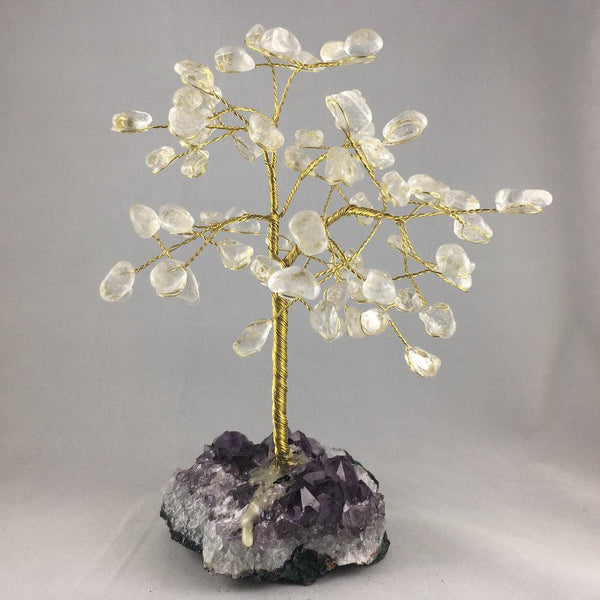 LARGE WIRE GEMSTONE TREES - Crystals & Gems Gallery 