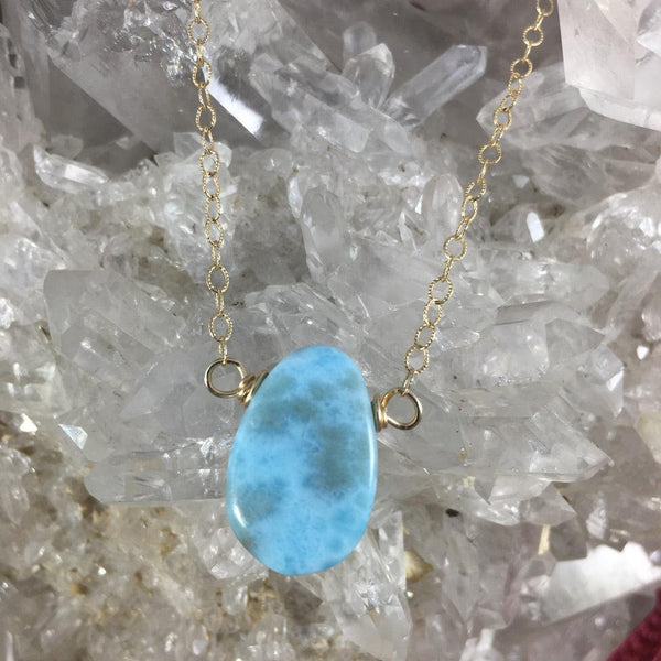 LARIMAR NECKLACES - Crystals & Gems Gallery 