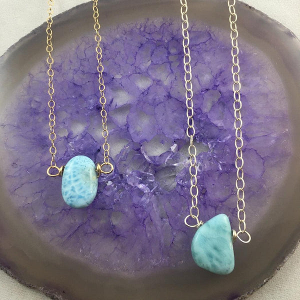 LARIMAR NECKLACES - Crystals & Gems Gallery 