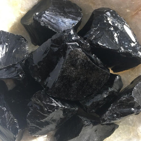 BLACK OBSIDIAN - Crystals & Gems Gallery 
