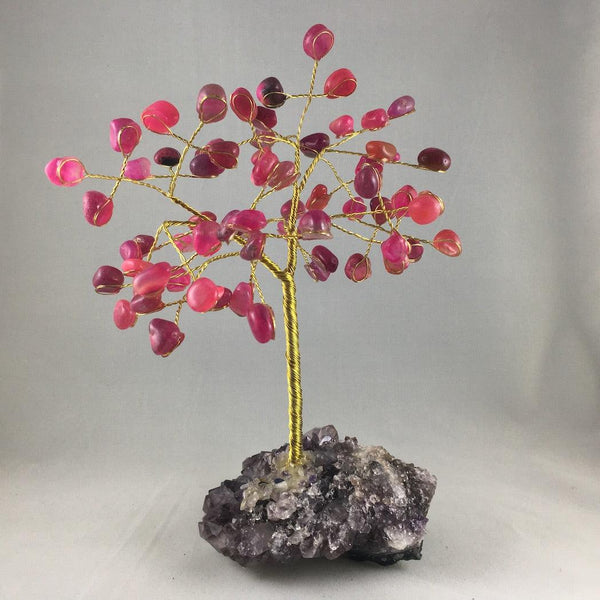 LARGE WIRE GEMSTONE TREES - Crystals & Gems Gallery