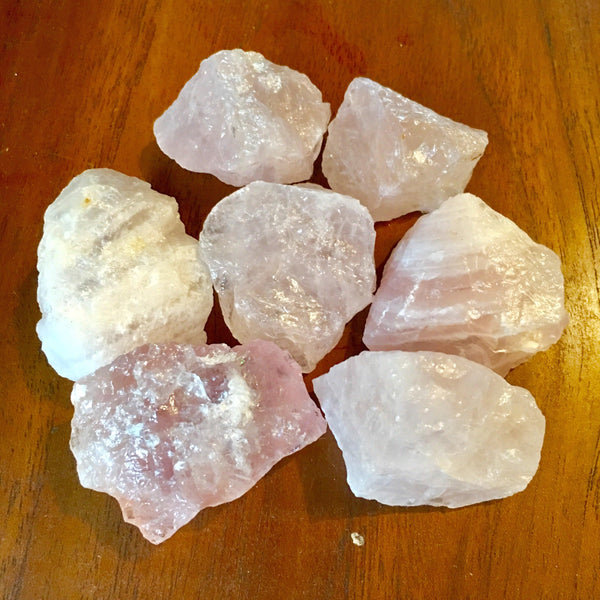 ROSE QUARTZ ROUGH STONE - Crystals & Gems Gallery