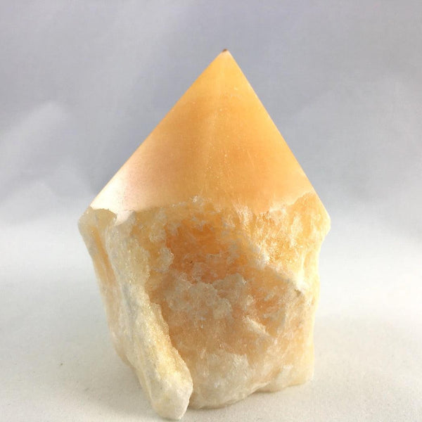 YELLOW CALCITE POINT - Crystals & Gems Gallery