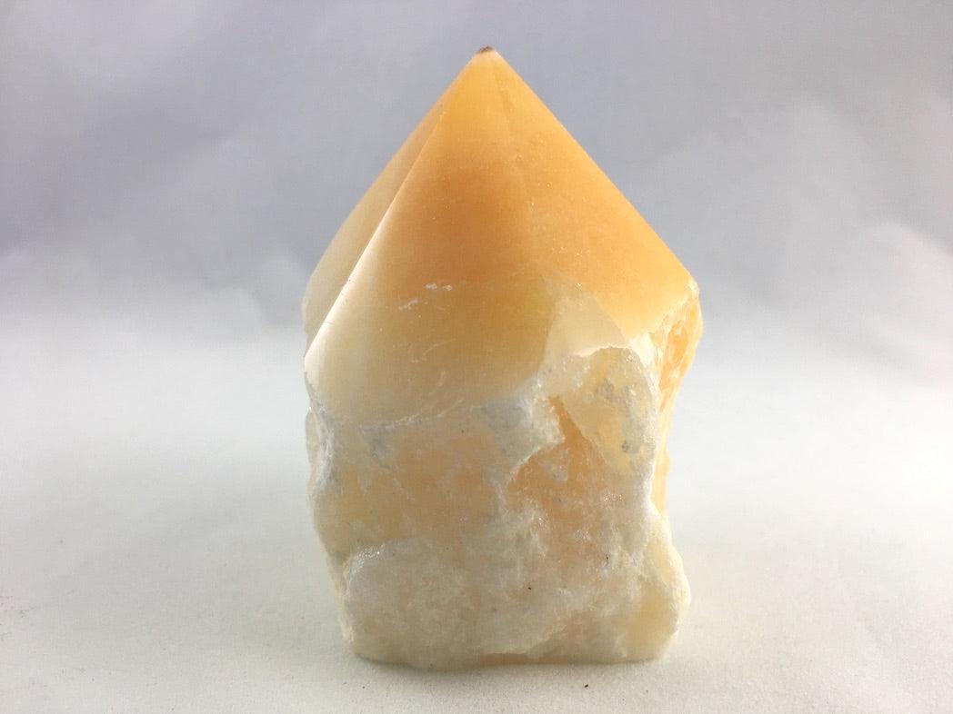 YELLOW CALCITE POINT – Crystals Gems Gallery - Main Image
