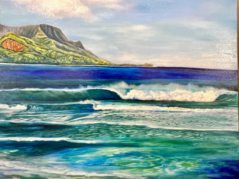 HANALEI WAVE  PAINTING