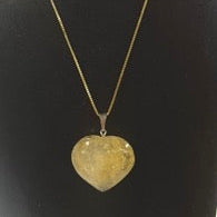 GEMSTONE HEART PENDANTS
