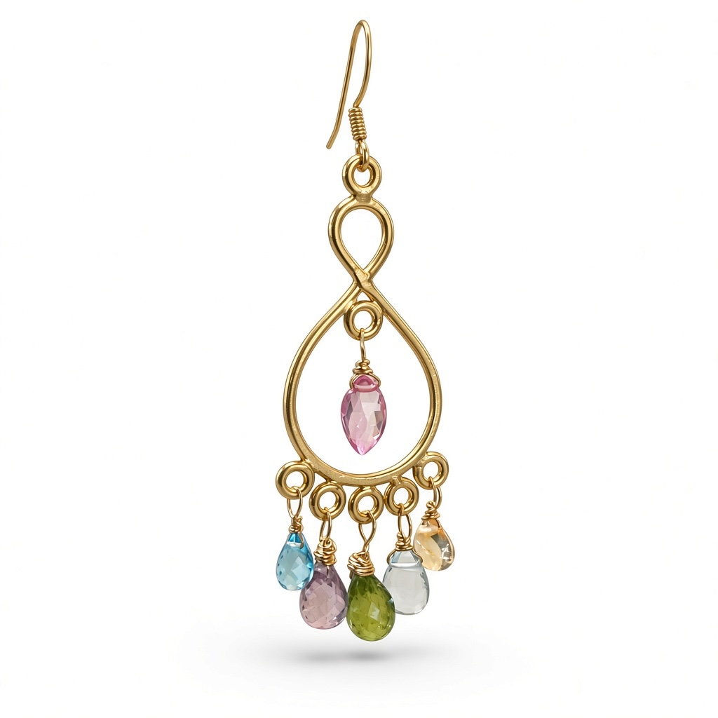 HAWAII GODDESS CHANDELIER EARINGS