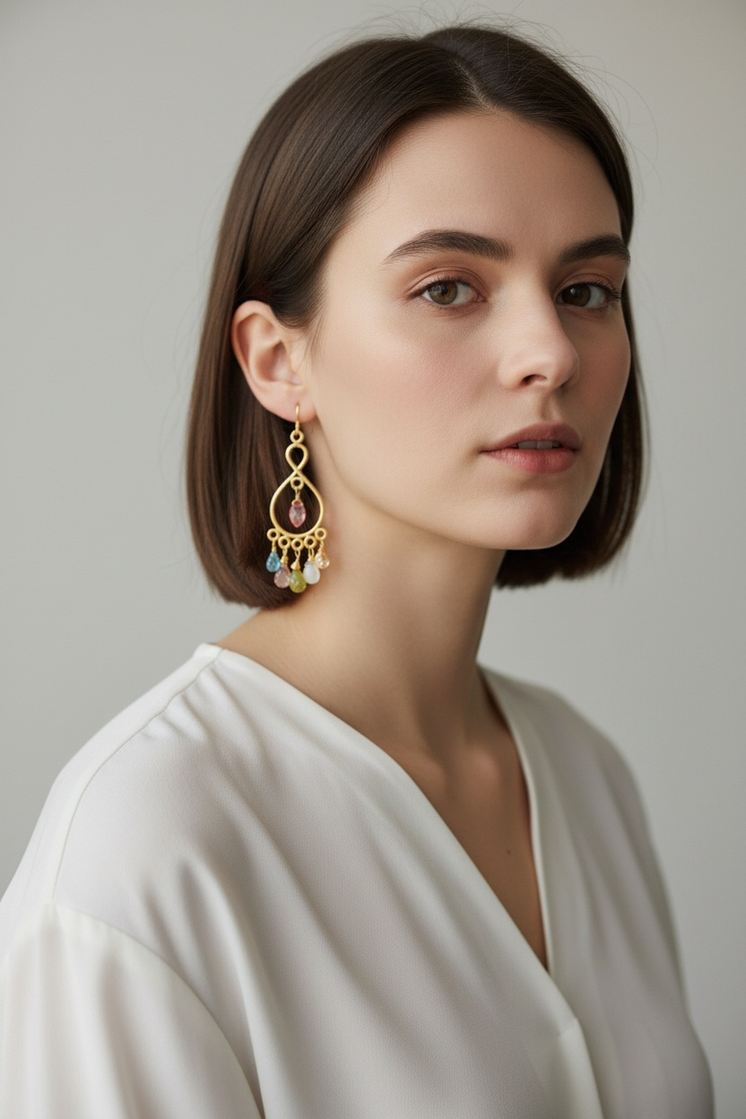 HAWAII GODDESS CHANDELIER EARINGS