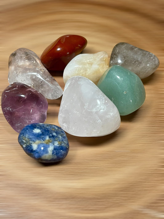 Chakra Balancing Kit- Eight Stones for your Personal Ritual