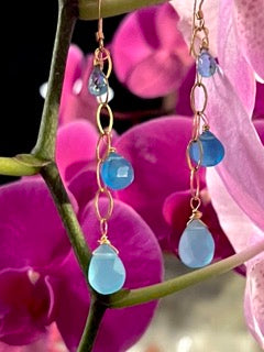 BLUE HAWAII EARING