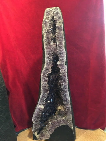 Amethyst Geode with Large Amethyst Points - Crystals & Gems Gallery 