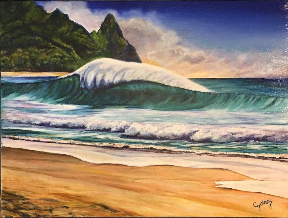 BALI HAI WAVE PAINTING - Crystals & Gems Gallery 