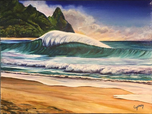BALI HAI WAVE PAINTING - Crystals & Gems Gallery 