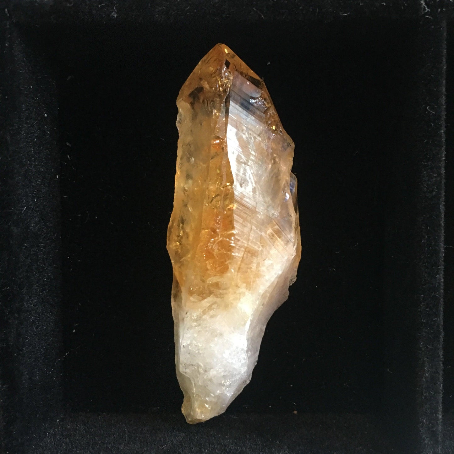 rainbow citrine point 