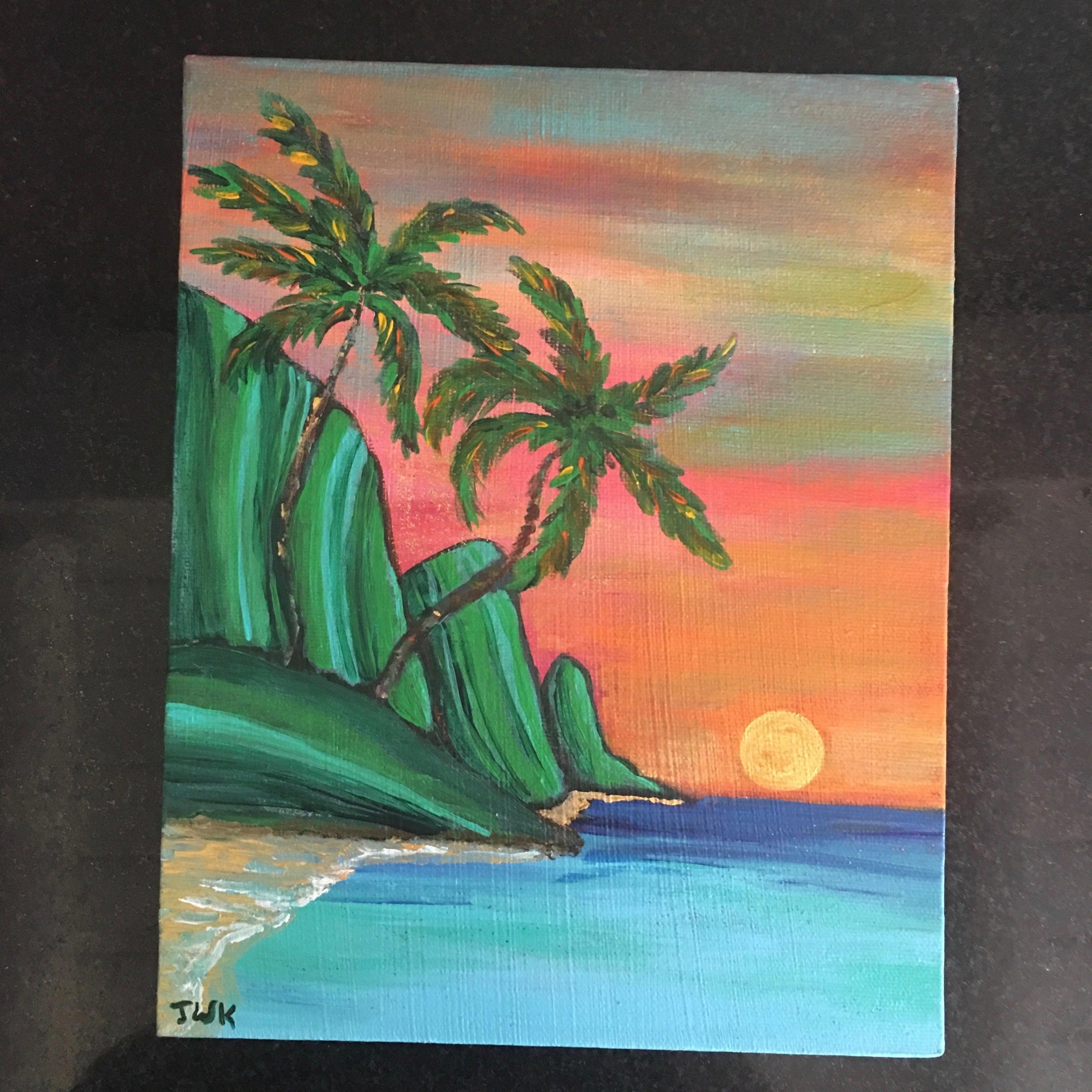 End of the Road - Kauai Painting - Crystals & Gems Gallery 