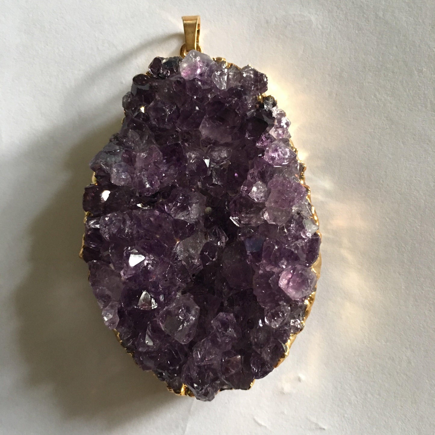 AMETHYST DRUZE PENDANT - Crystals & Gems Gallery 