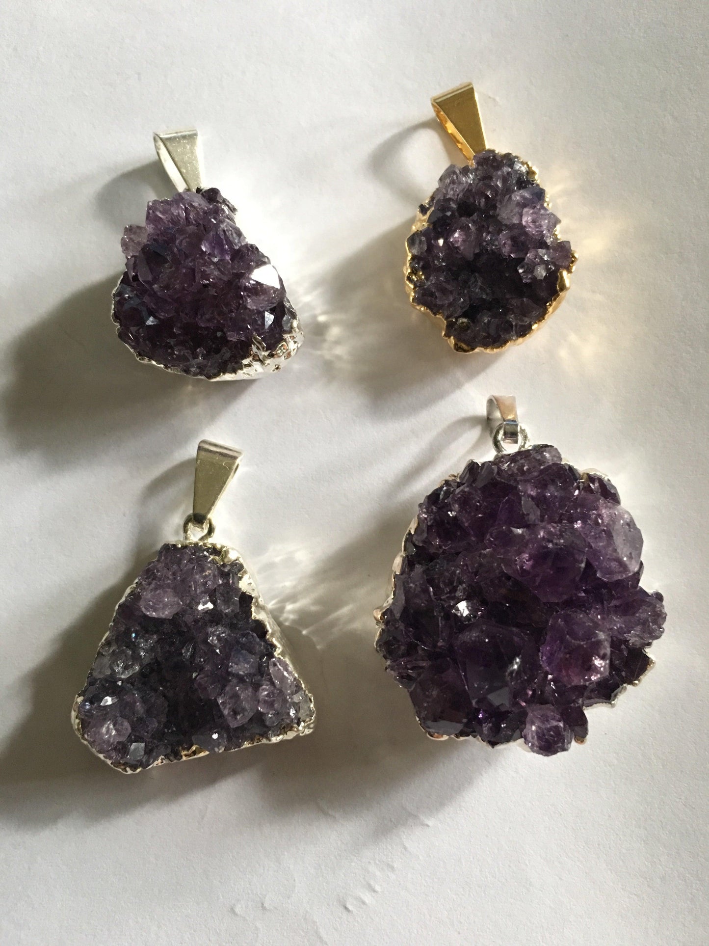 AMETHYST DRUZE PENDANT - Crystals & Gems Gallery 