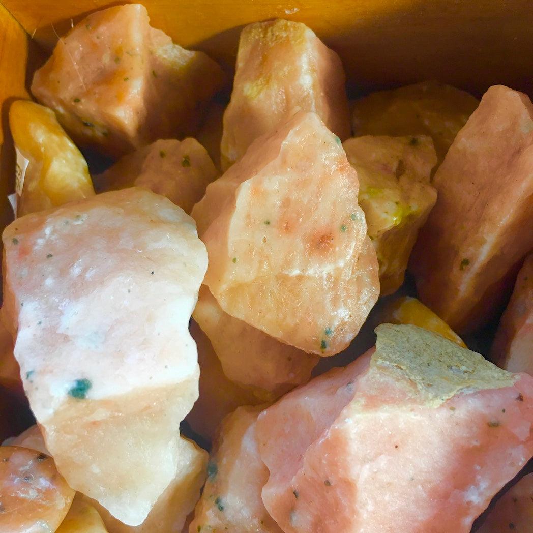 SALMON FELDSPAR - Crystals & Gems Gallery 