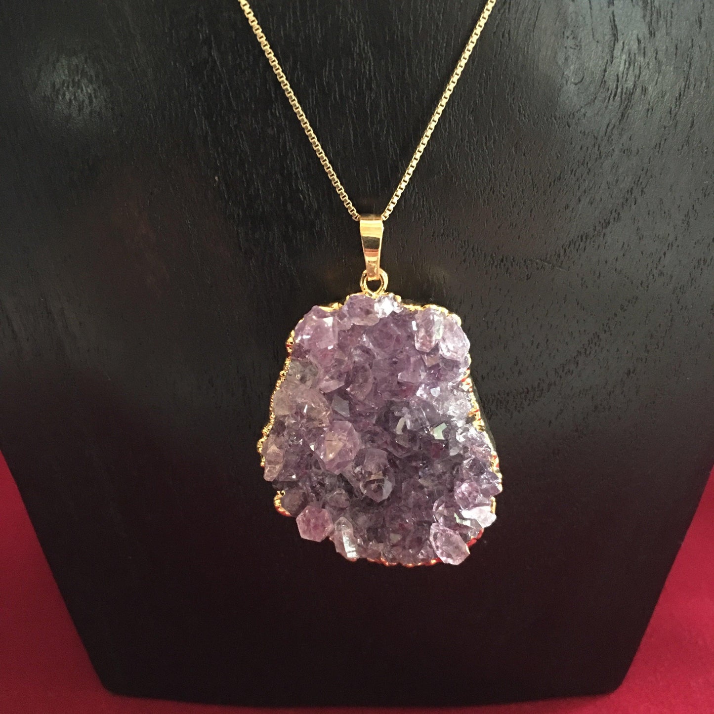 AMETHYST DRUZE PENDANT - Crystals & Gems Gallery 