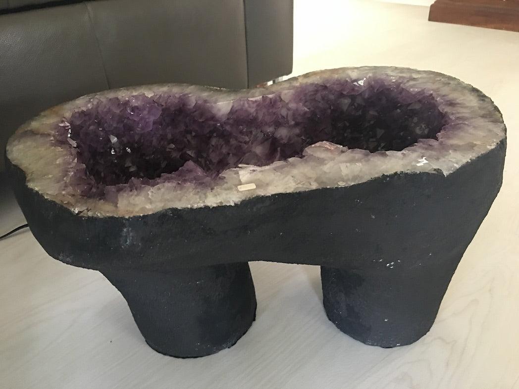 LARGE Amazing Amethyst Table - Crystals & Gems Gallery 