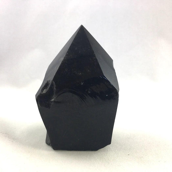 BLACK OBSIDIAN POINT - Crystals & Gems Gallery 