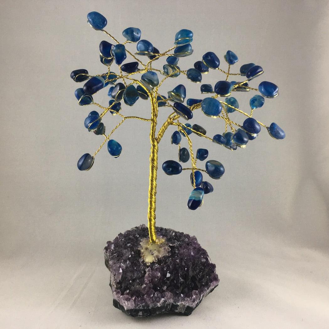 LARGE WIRE GEMSTONE TREES - Crystals & Gems Gallery 
