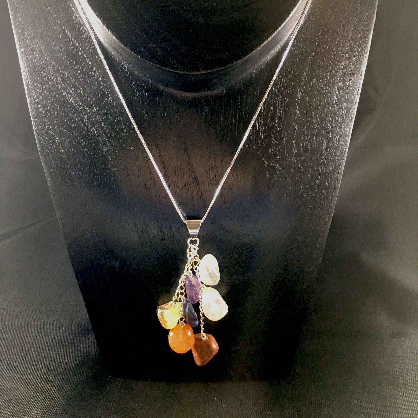 chakra balance pendant on chain