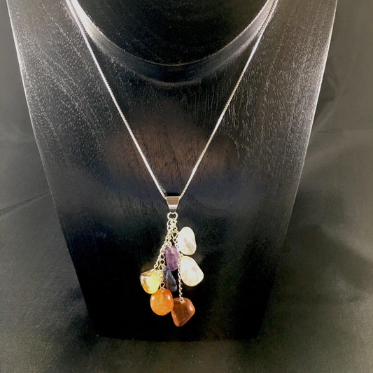 chakra balance pendant on chain
