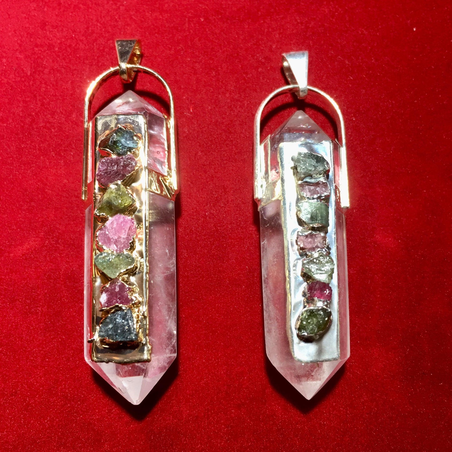 crystal point pendant