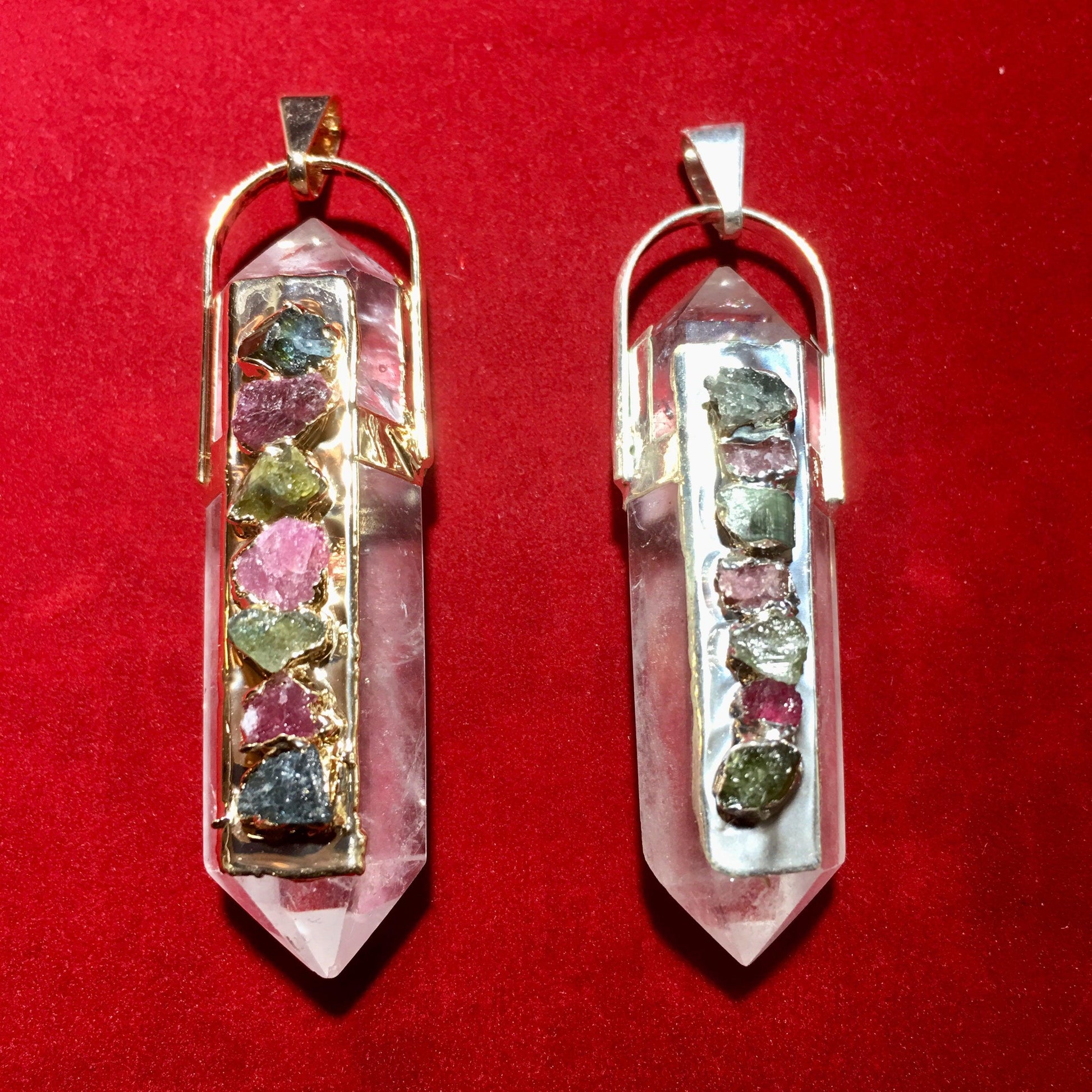 crystal point pendant