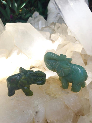 JADE ELEPHANT - Crystals & Gems Gallery 