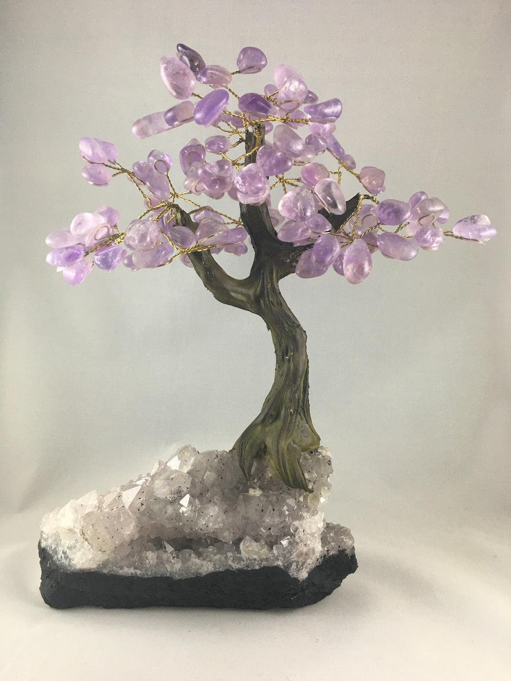 EXTRA LARGE BONSAI GEMSTONE TREE - Crystals & Gems Gallery 