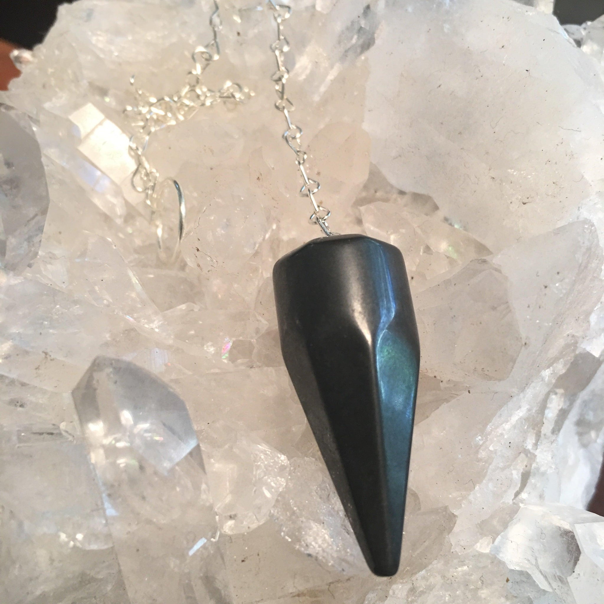 Hematite Pendulum - Crystals & Gems Gallery 