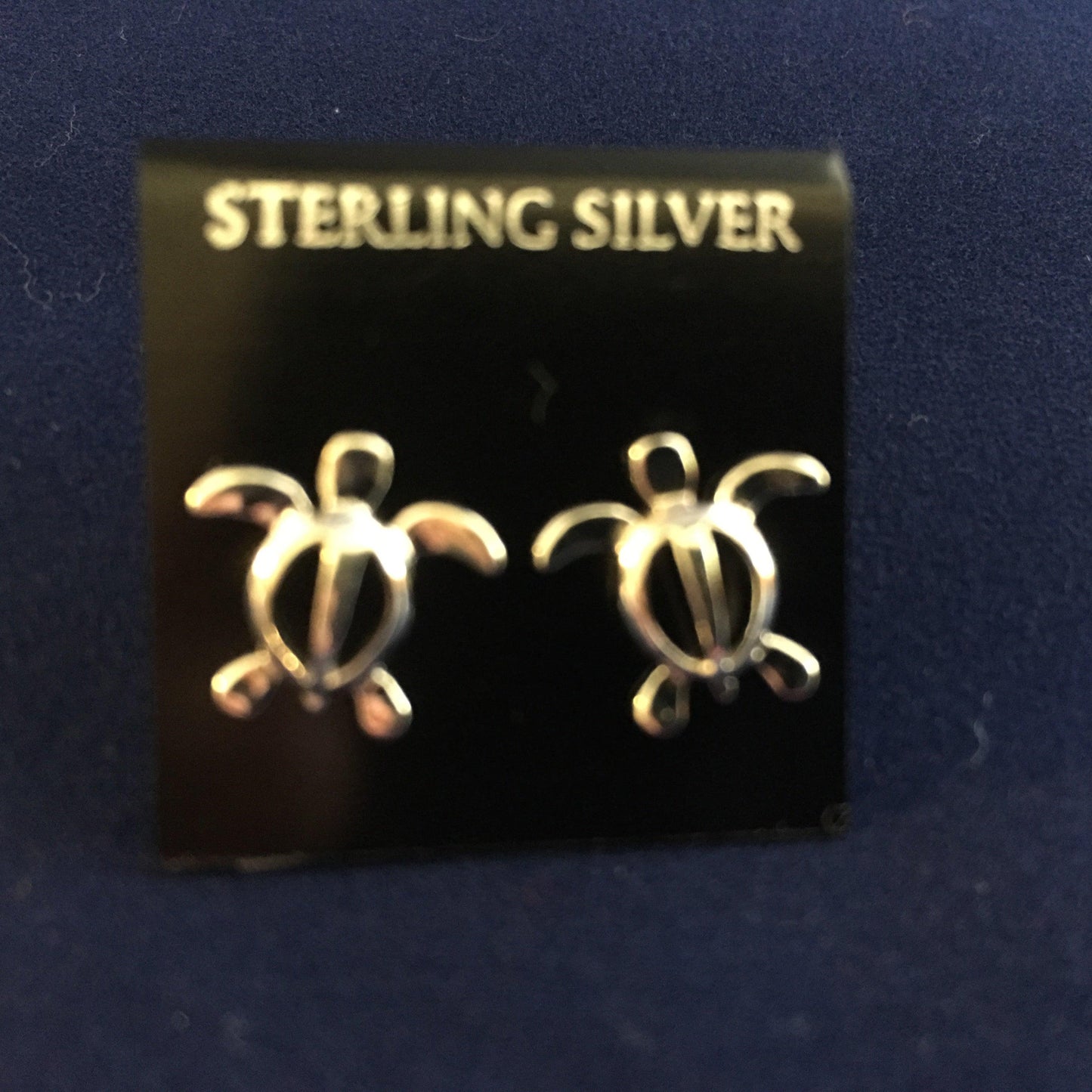 STERLING SILVER HONU STUDS - Crystals & Gems Gallery 