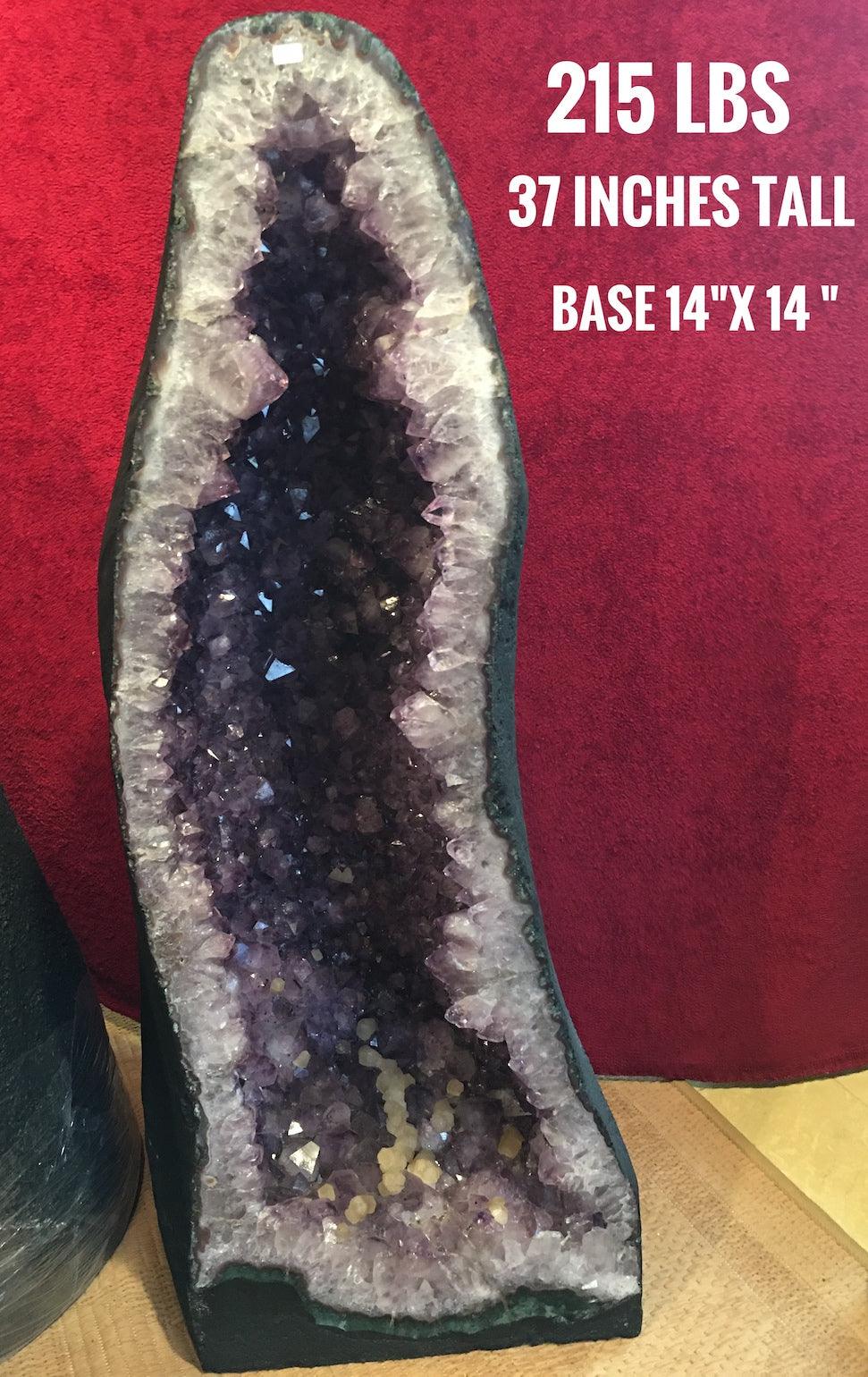 Extra large Amethyst Cathedral - Extra large Amethyst Crystal - Crystals & Gems Gallery 