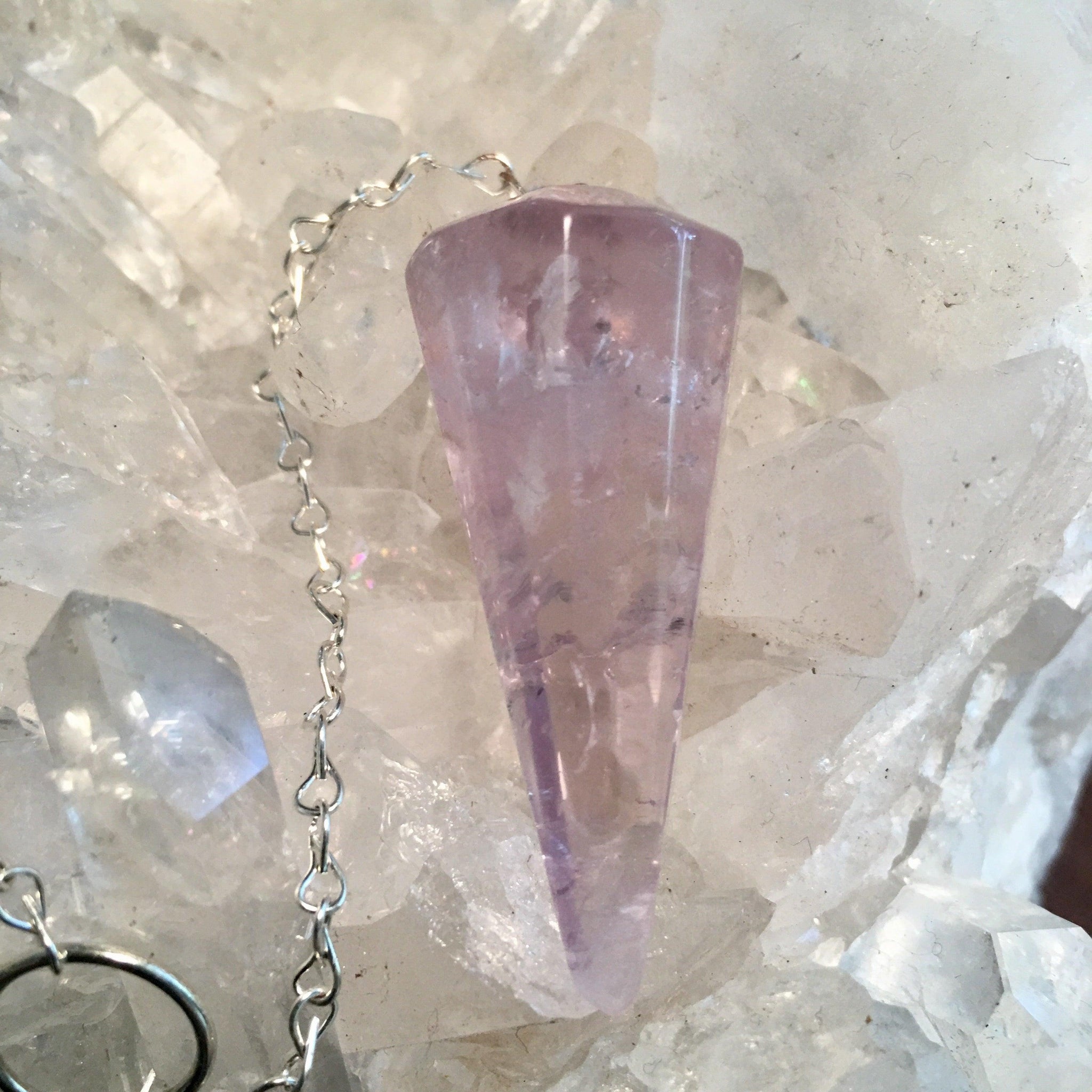 Amethyst Pendulum - Crystals & Gems Gallery 
