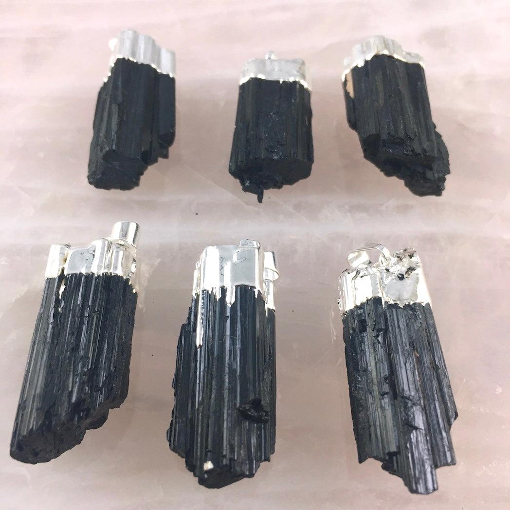 BLACK TOURMALINE PENDANTS
