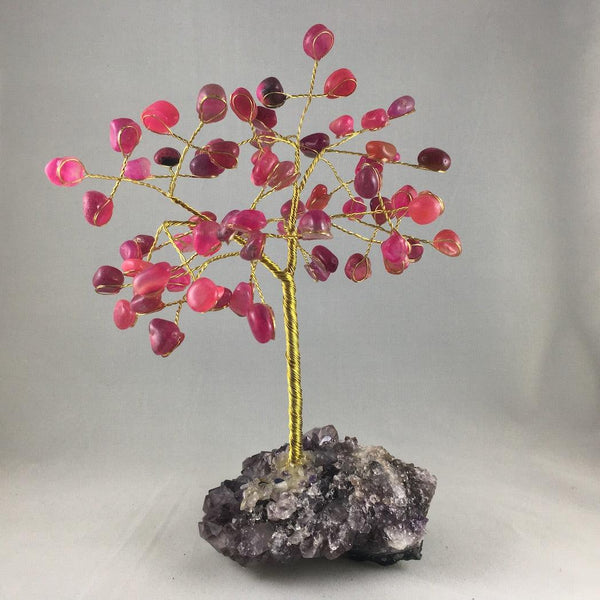 LARGE WIRE GEMSTONE TREES - Crystals & Gems Gallery 