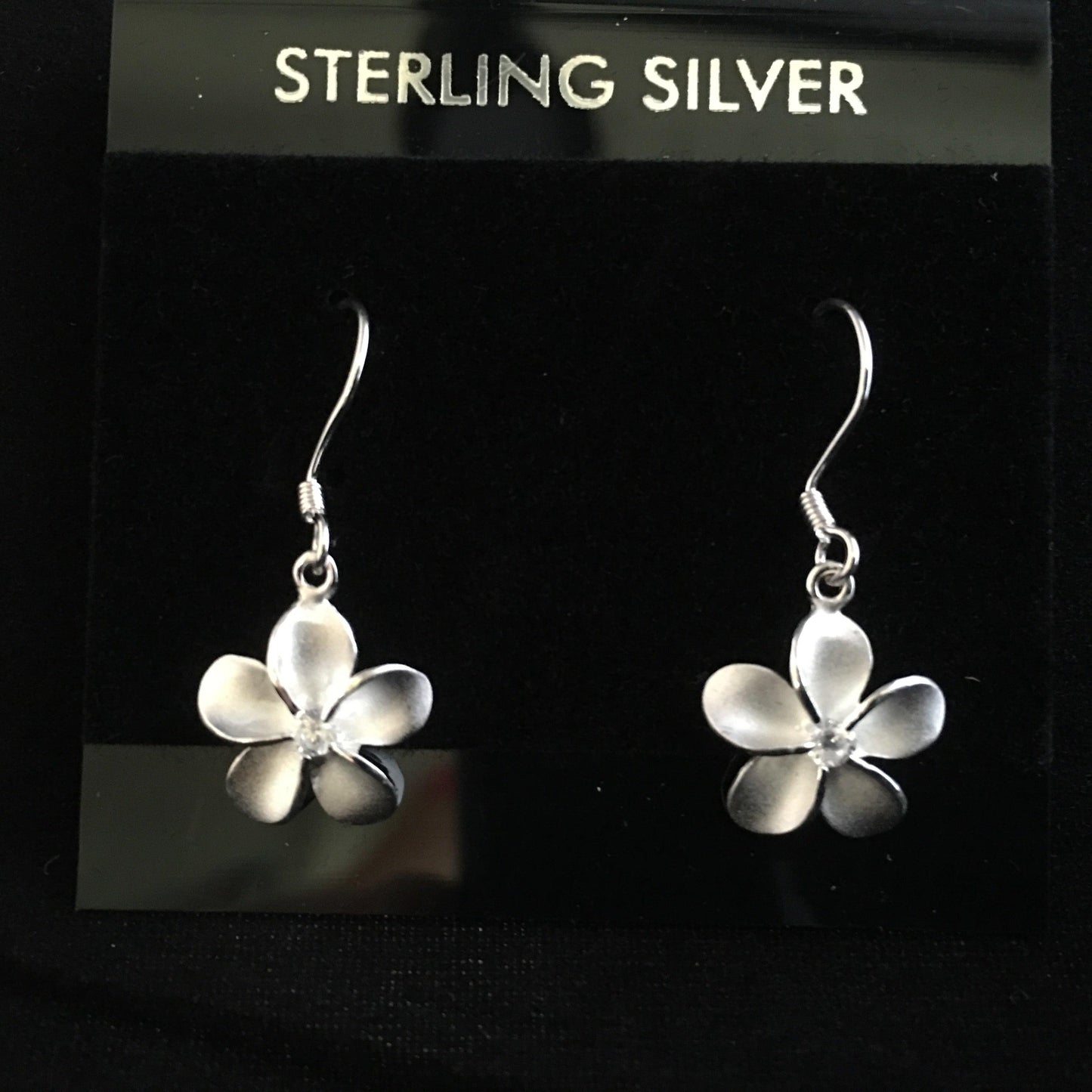 plumeria earrings