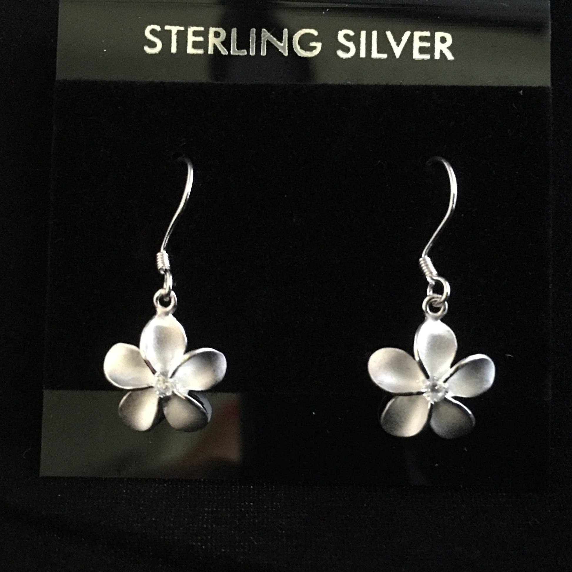 plumeria earrings