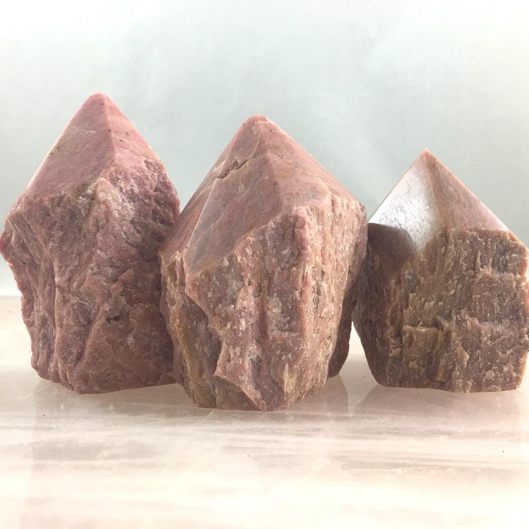 RHODONITE POINTS - Crystals & Gems Gallery 
