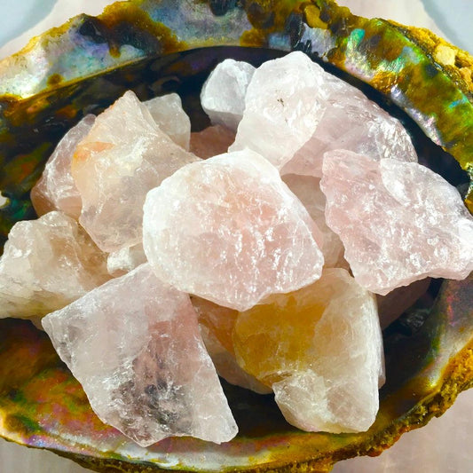 ROSE QUARTZ ROUGH STONE - Crystals & Gems Gallery 