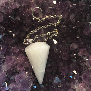 Selenite Pendulum - Crystals & Gems Gallery 