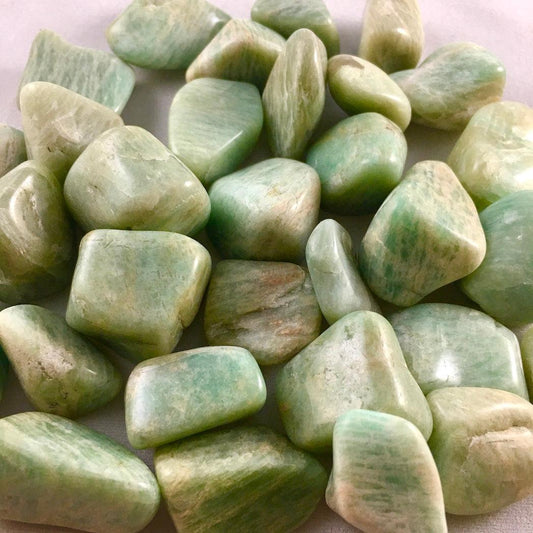 AMAZONITE TUMBLED STONE - Crystals & Gems Gallery 