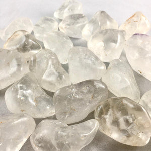 CLEAR QUARTZ TUMBLED STONES - Crystals & Gems Gallery 