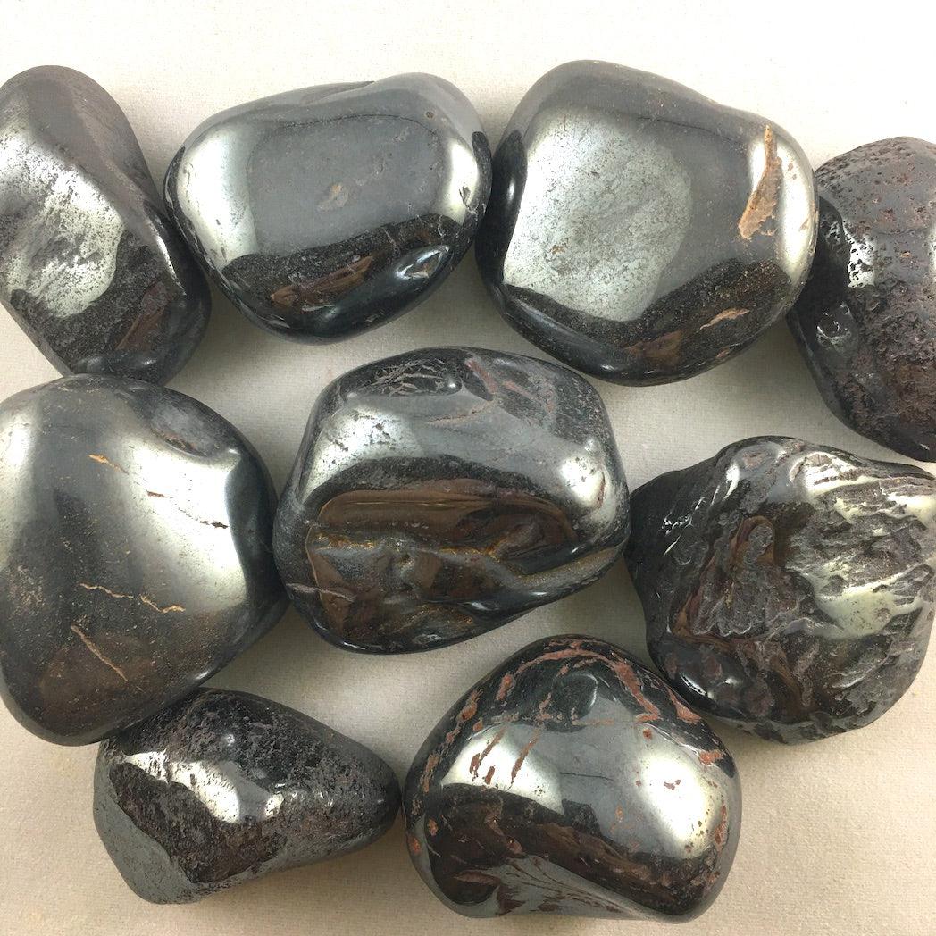 HEMATITE TUMBLED STONE - Crystals & Gems Gallery 