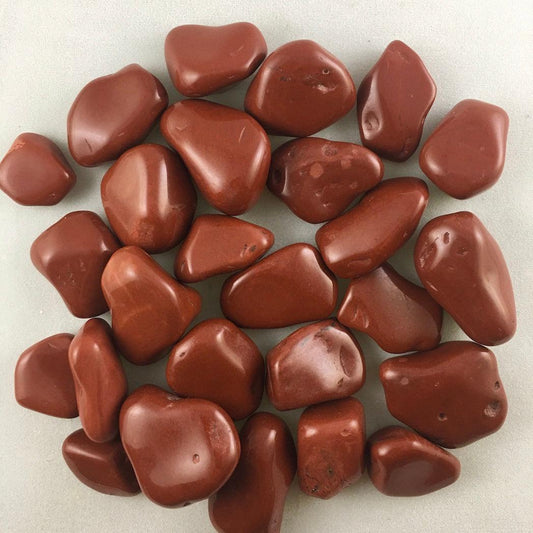 RED JASPER TUMBLED - Crystals & Gems Gallery 